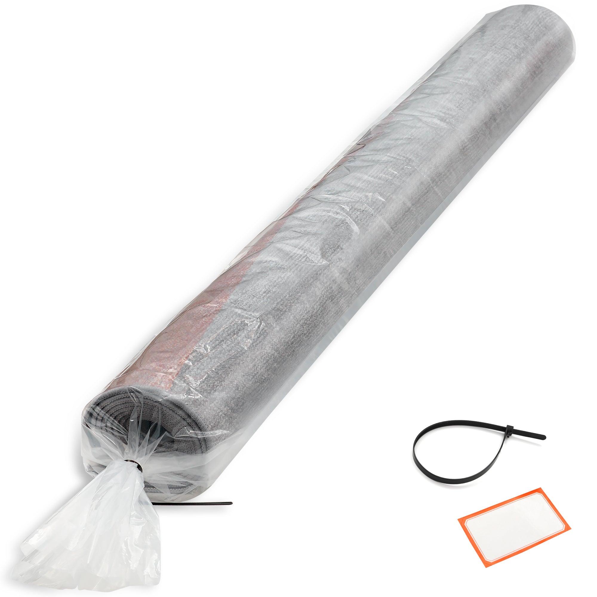 Heavy Duty Rug Storage Bag - Reusable Rug Shipping Bag, Waterproof Plastic Rug Cover - Fits Rolled Carpet Up to 9 Feet x 12 Feet, 4 Mil Thick Tear Proof Plastic Storage Bag - 1 Clear Bag, 130 Inches x 26 Inches