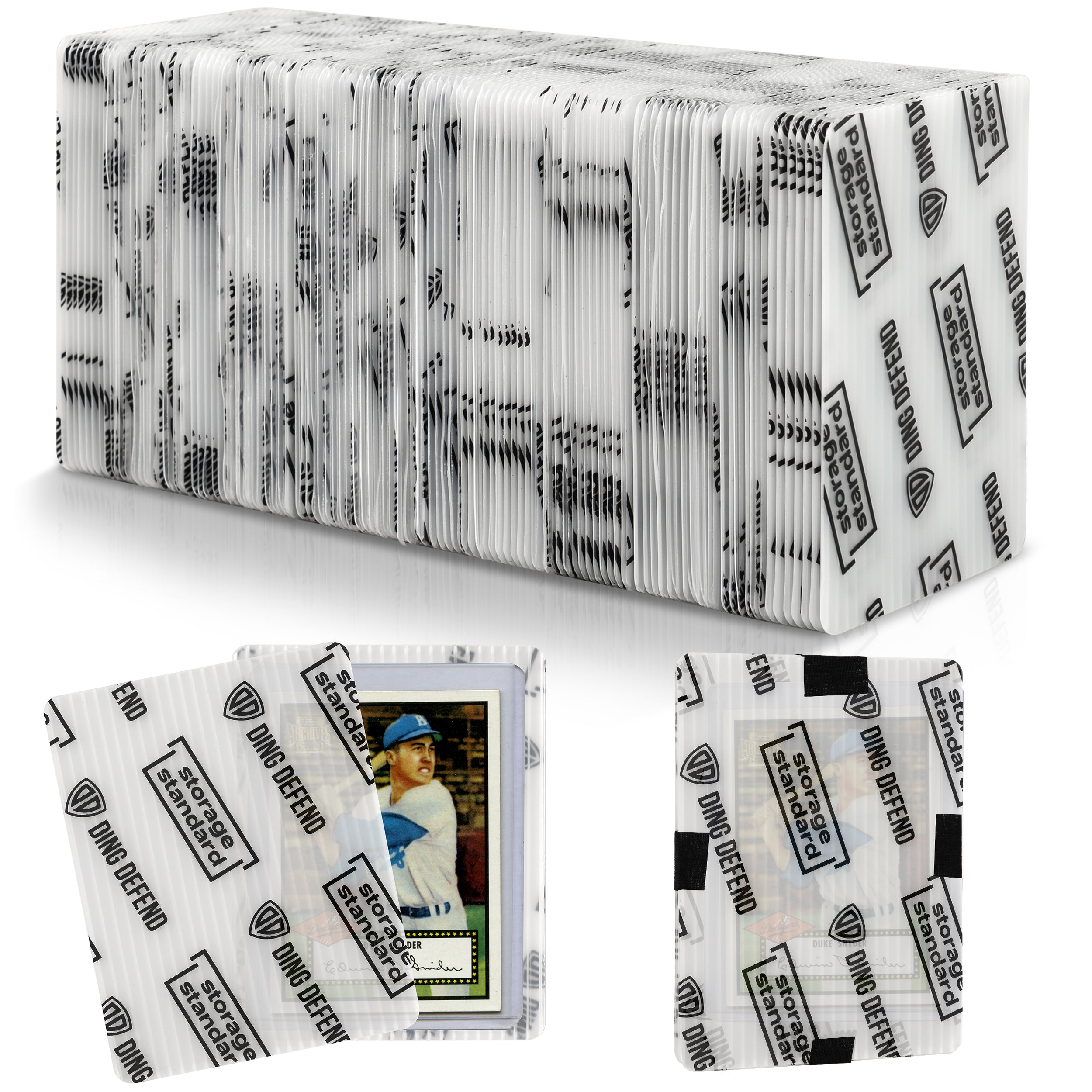 Ding Defend by Storage Standard Trading Card Shipping Protectors 110 P Ding Defend by Storage Standard Trading Card Shipping Protectors 110 P