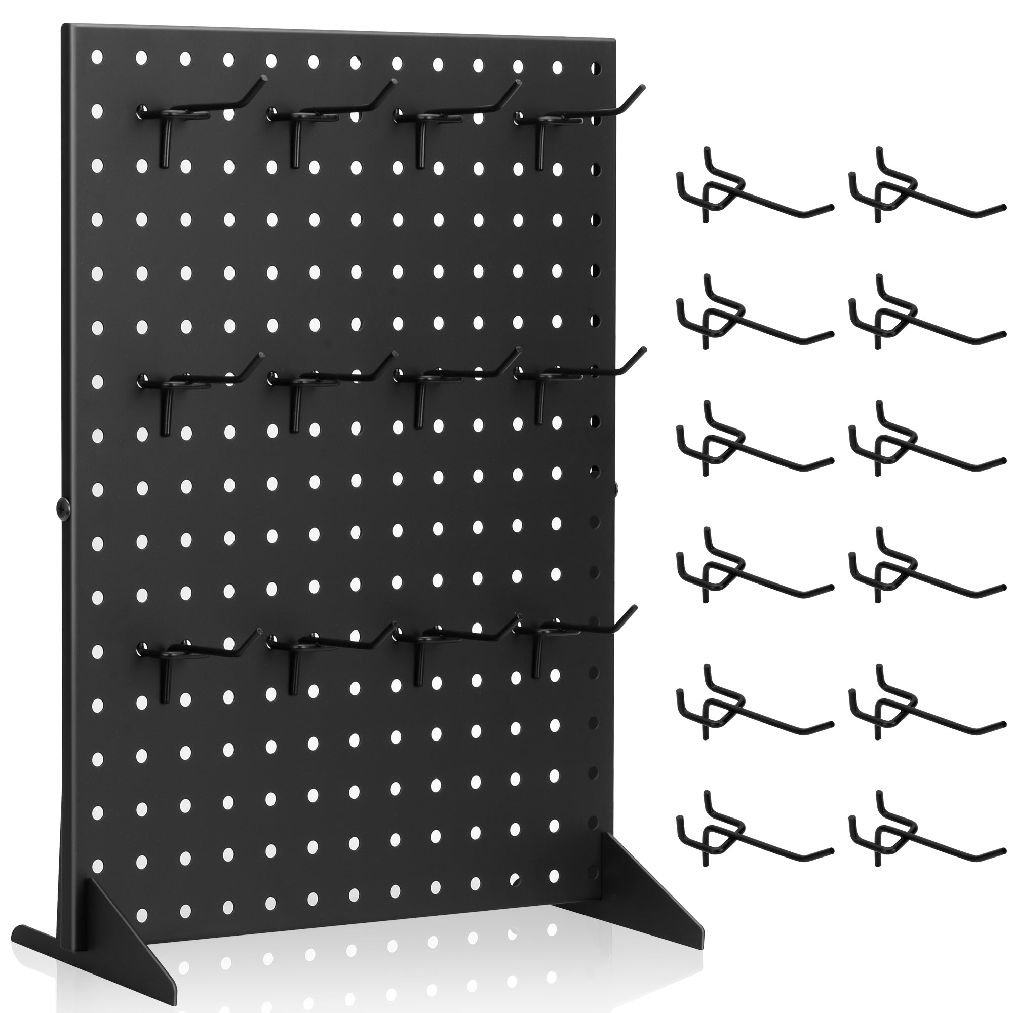 Pegboard Display Stand With 12 Peg Hooks for Retail Craft Shows & Fair ...