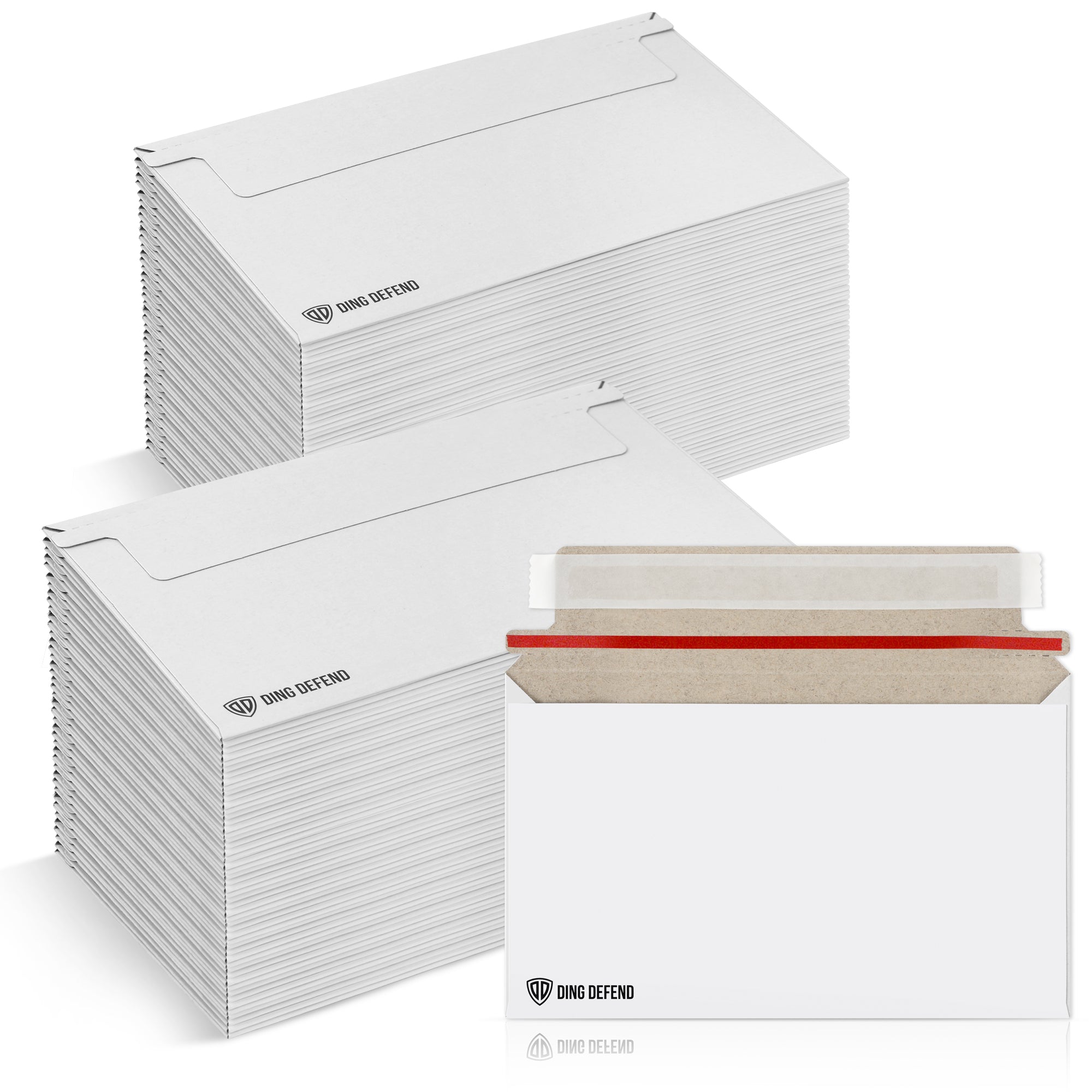 110-Pack Card Shipping Envelopes - 7 x 4.35 Inches Trading Cards Self-Adhesive Mailers, Perfect Fit for Semi-Rigid Sleeves, Toploaders & Ding Defend Protectors - Hobby Mailing Supplies