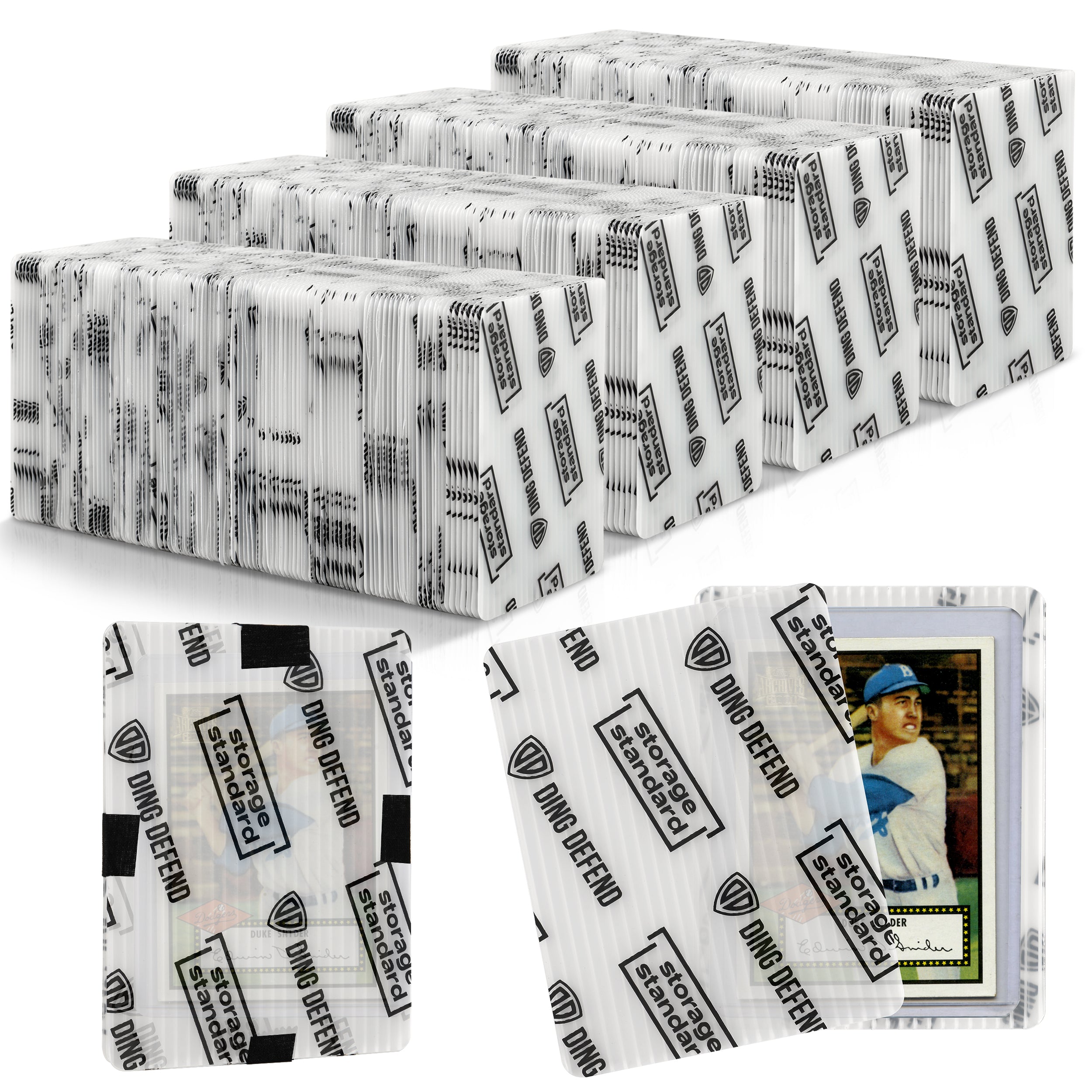 Ding Defend by Storage Standard Trading Card Shipping Protectors 510 P Ding Defend by Storage Standard Trading Card Shipping Protectors 510 P