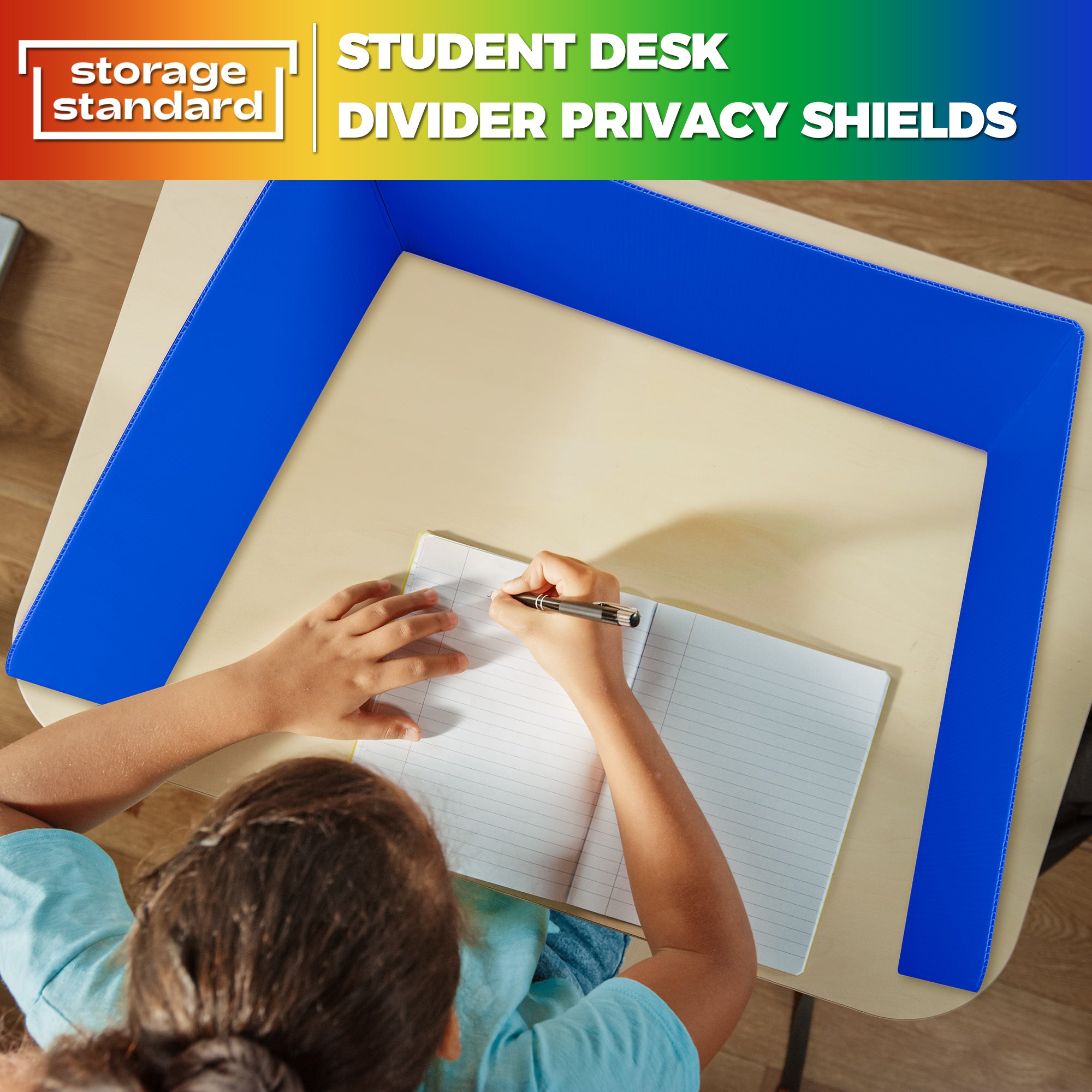 Storage Standard Student Desk Dividers Classroom Privacy Desktop Parti