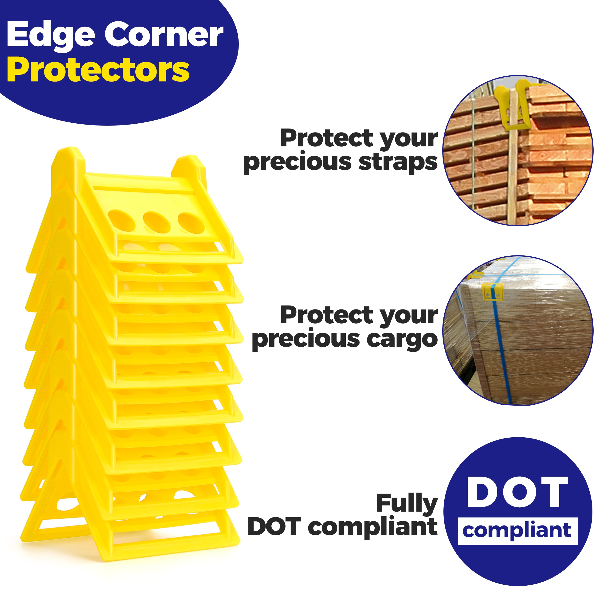 Storage Standard Edge Corner Protectors Industrial Shipping Strap Flat